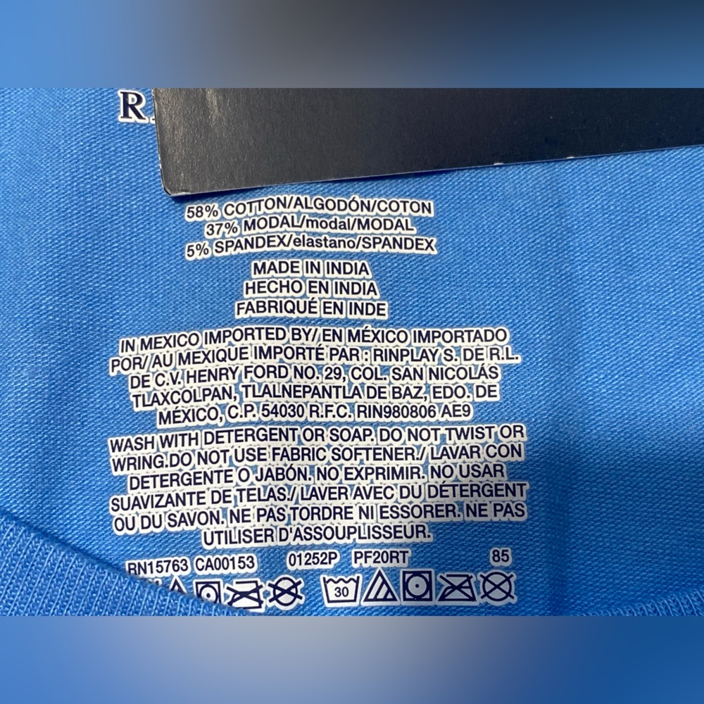 NEW Big & Tall Polo Ralph Lauren Beach Club Short Sleeve TShirt Cotton Bld Blue - Picture 6 of 8